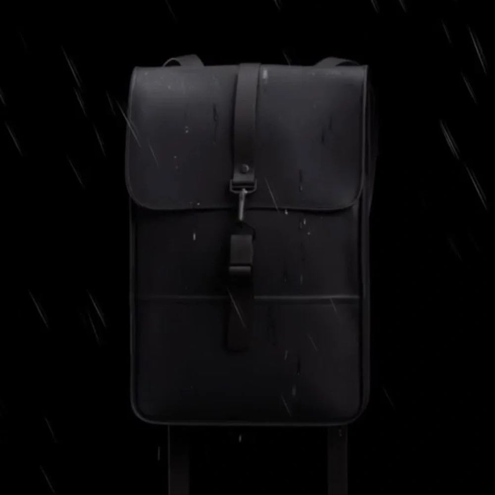 NWT Rains waterproof backpack in black